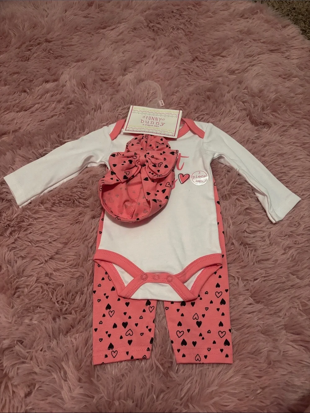 0-3 Month baby girl clothes bundle